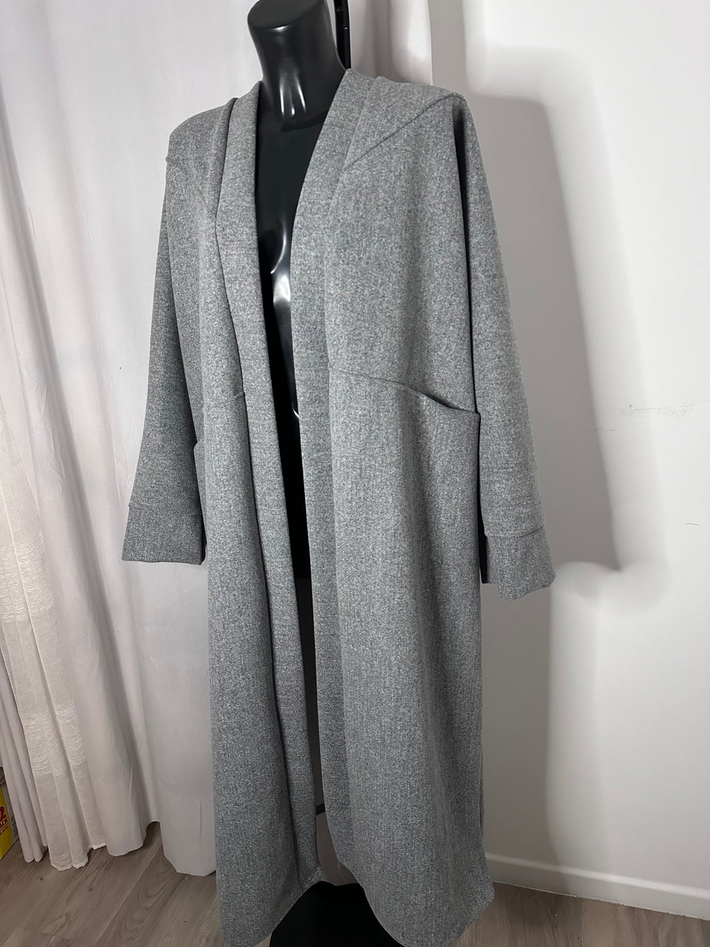 Nouveau kimono manteau gris