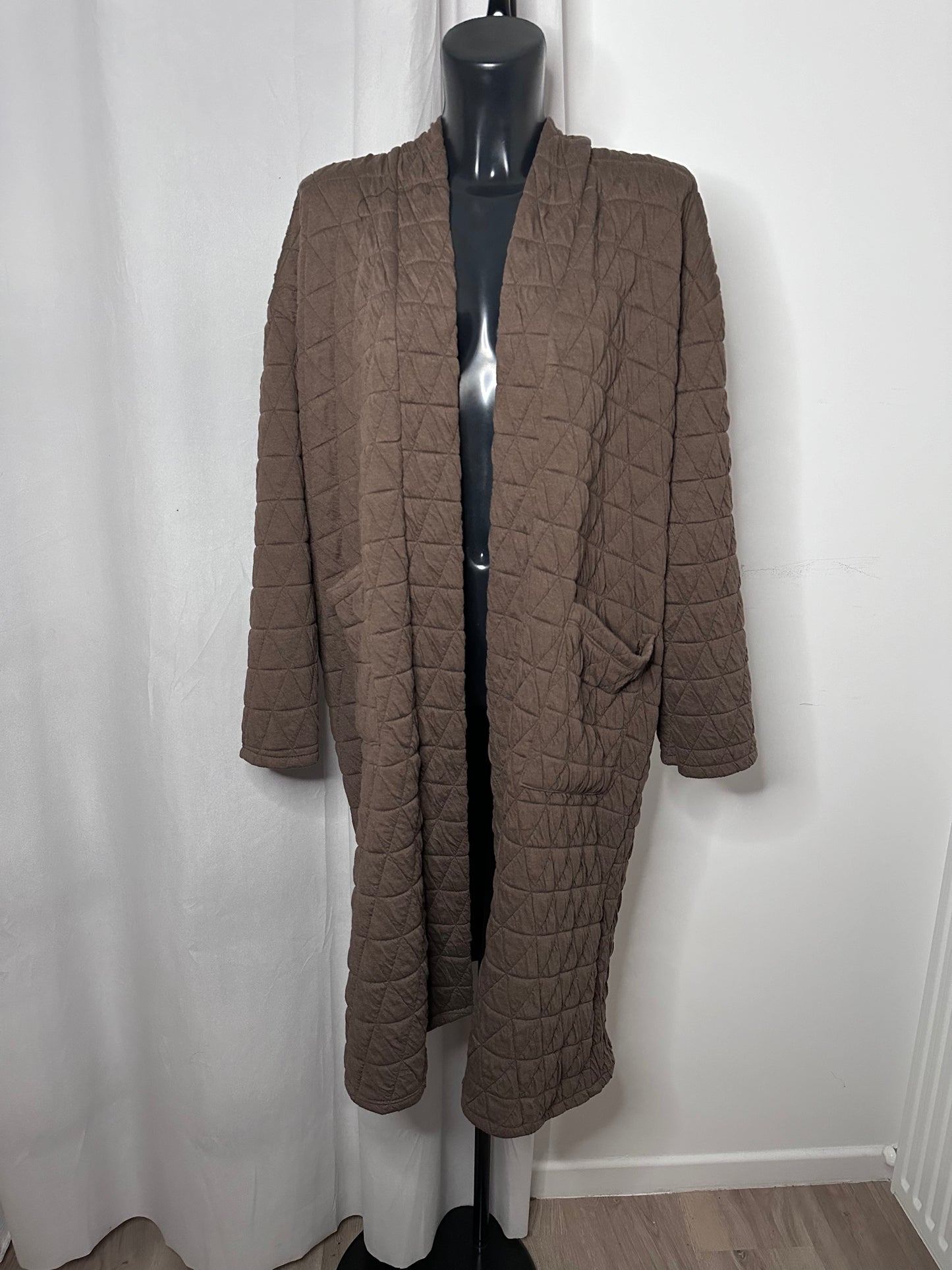 Manteau matelassé marron