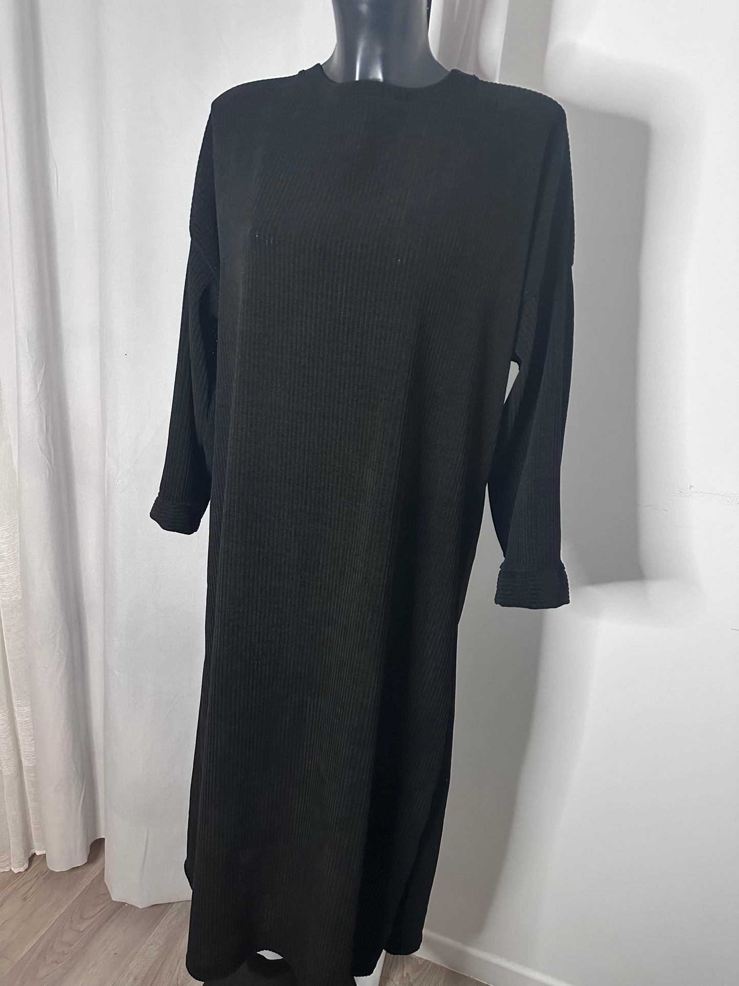 Abaya velour noir