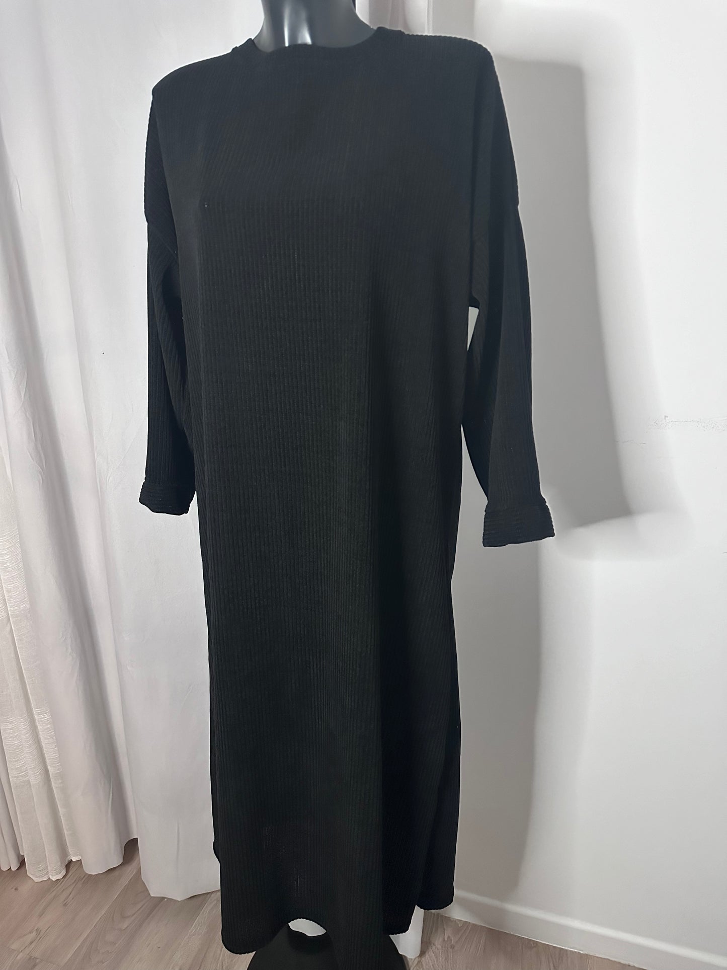 Abaya velour noir