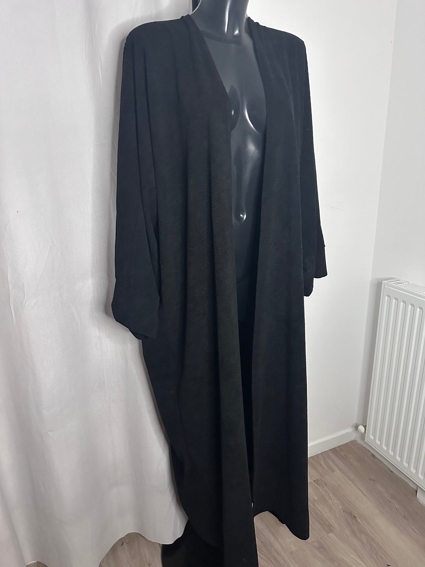 Kimono velour noir