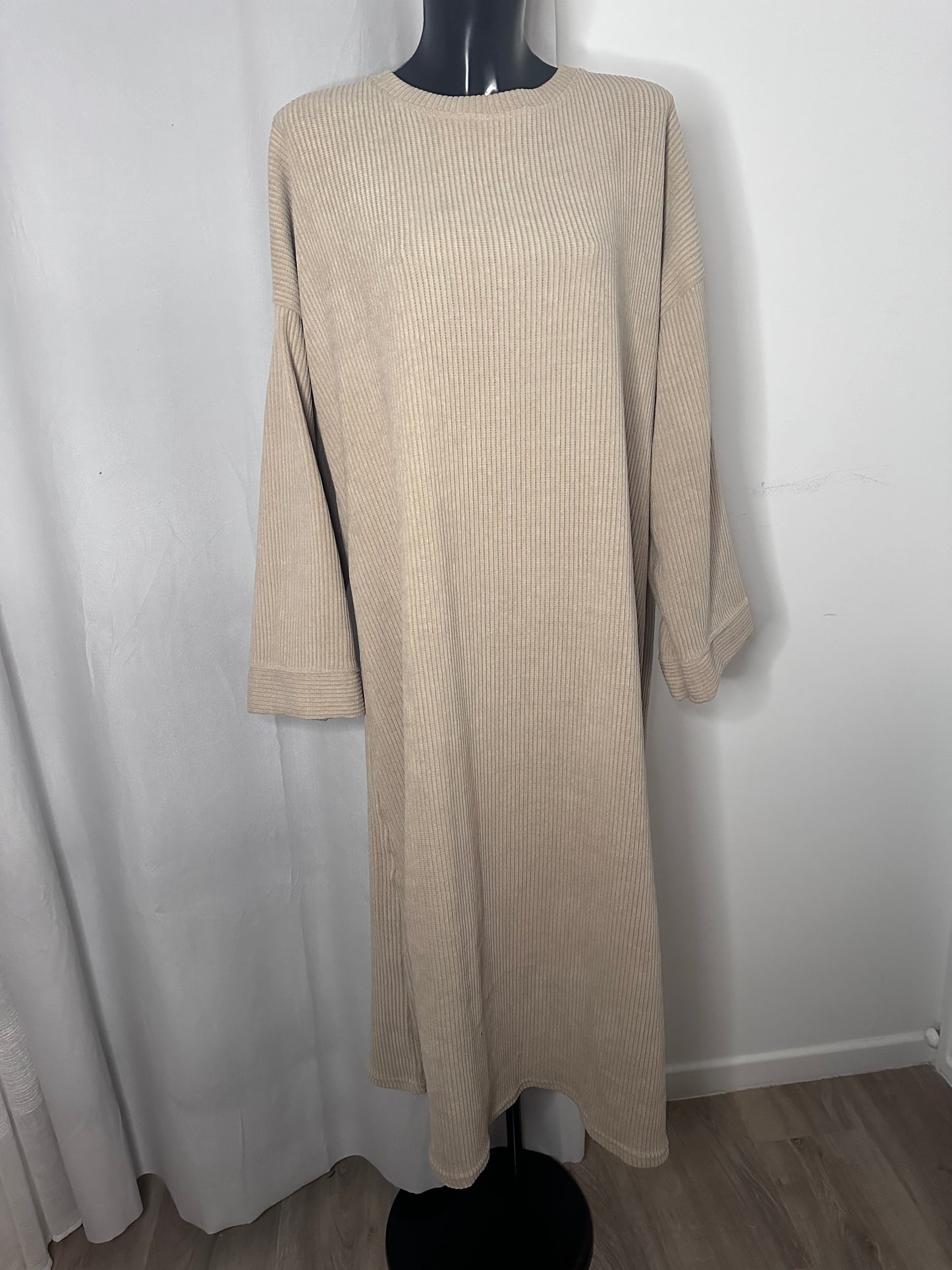 Abaya velour beige