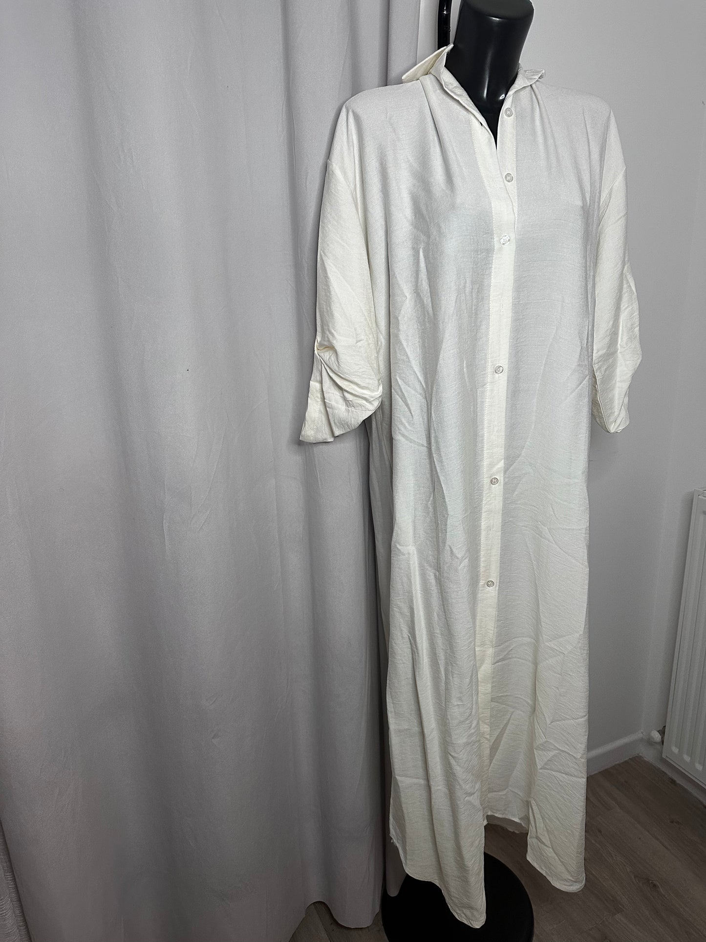 Robe chemise blanche