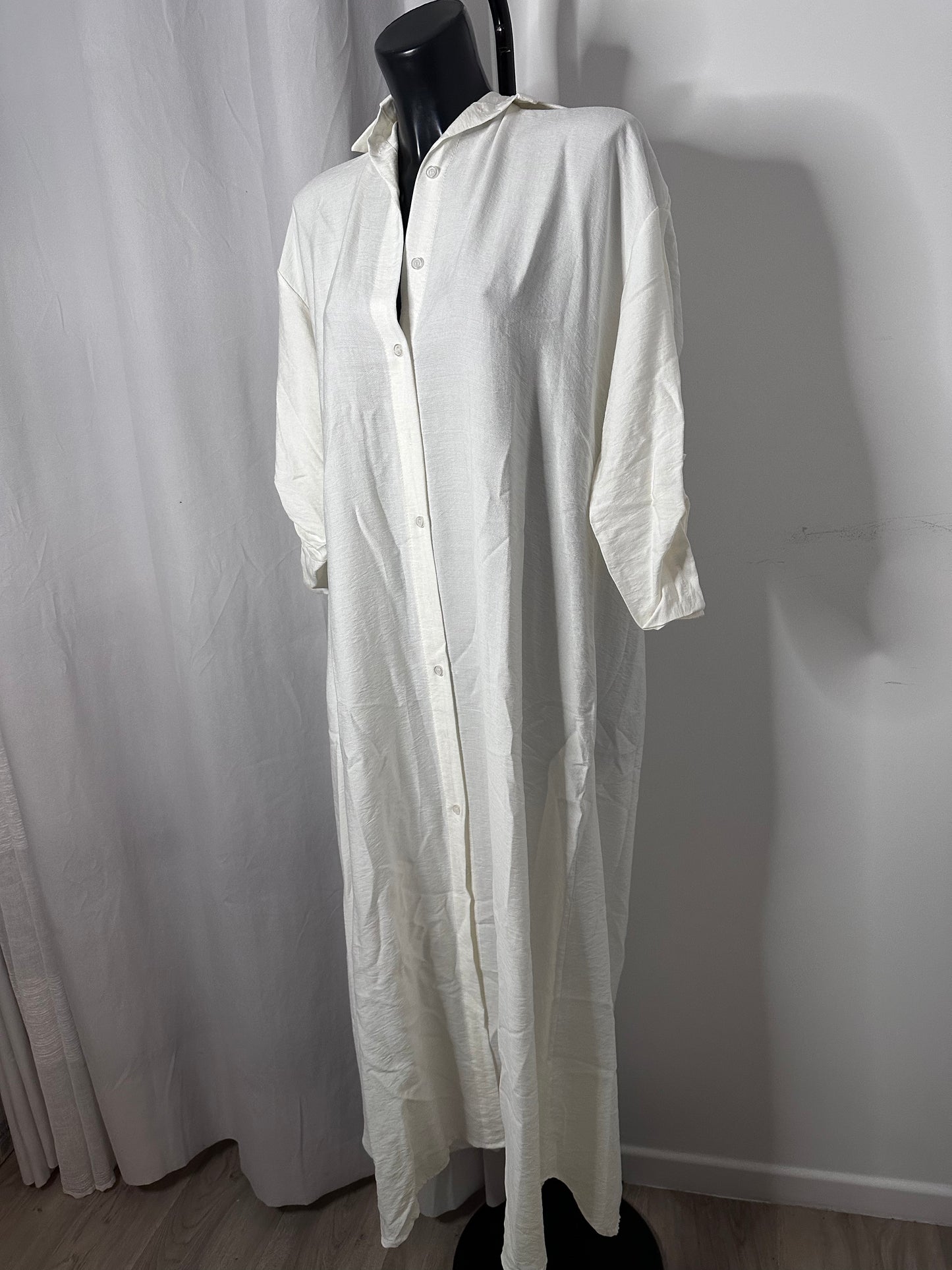 Robe chemise blanche