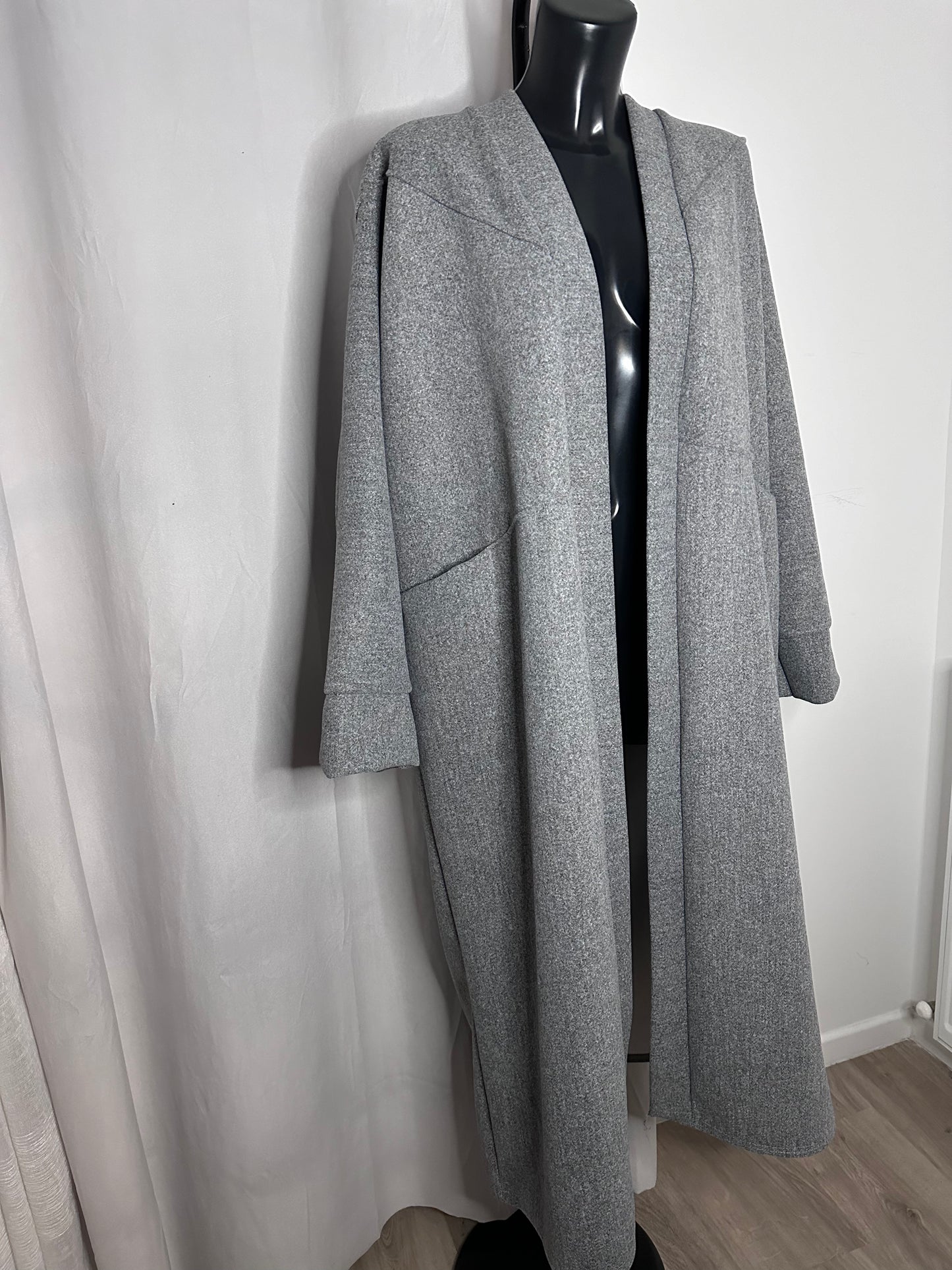 Nouveau kimono manteau gris