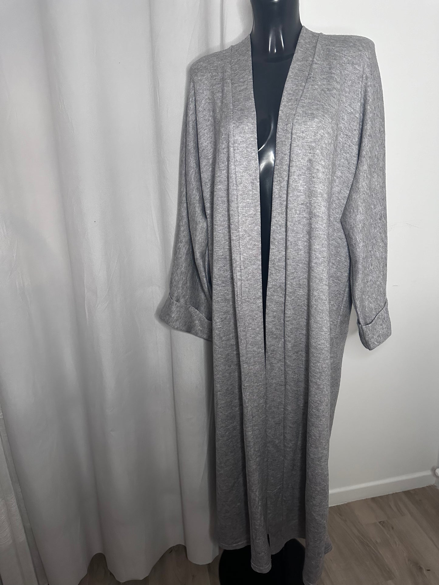 Kimono laine gris