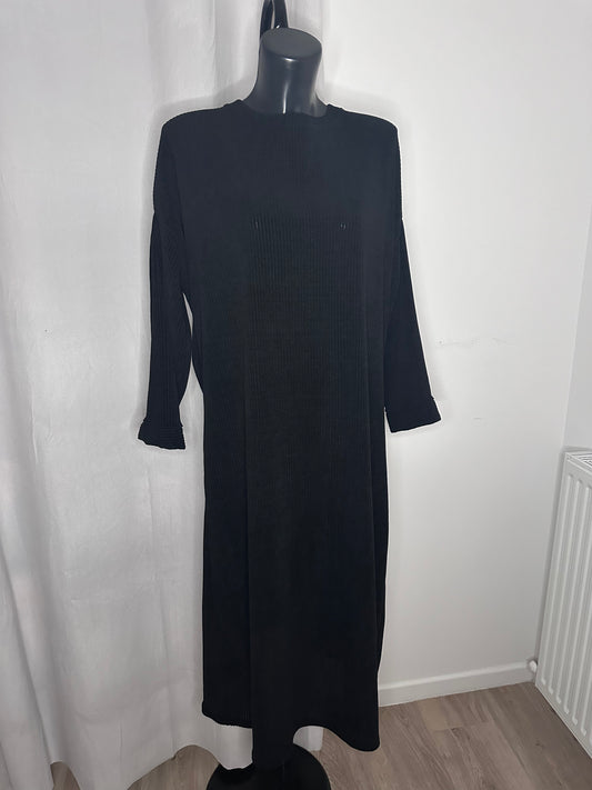 Abaya velour noir