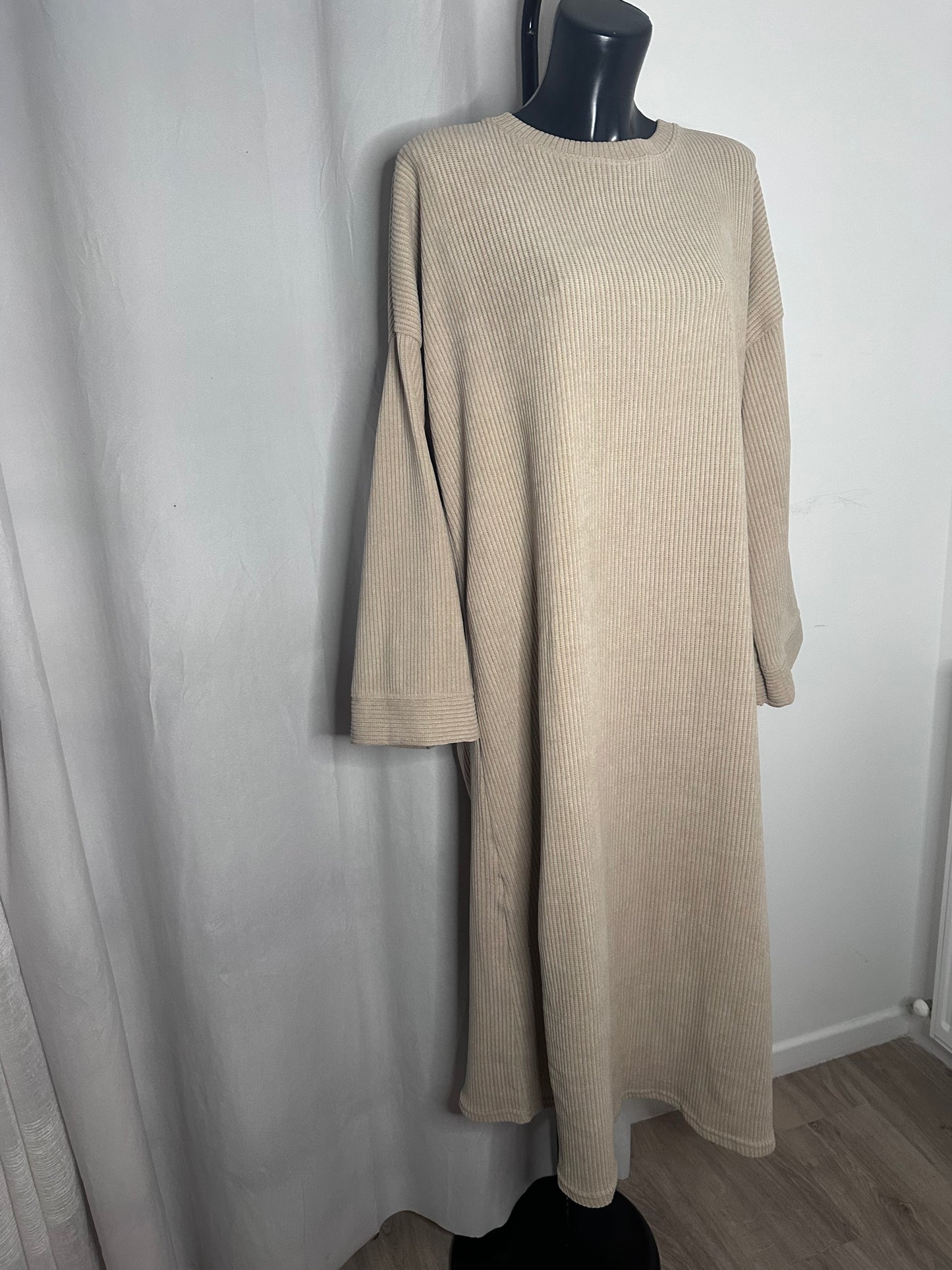 Abaya velour beige