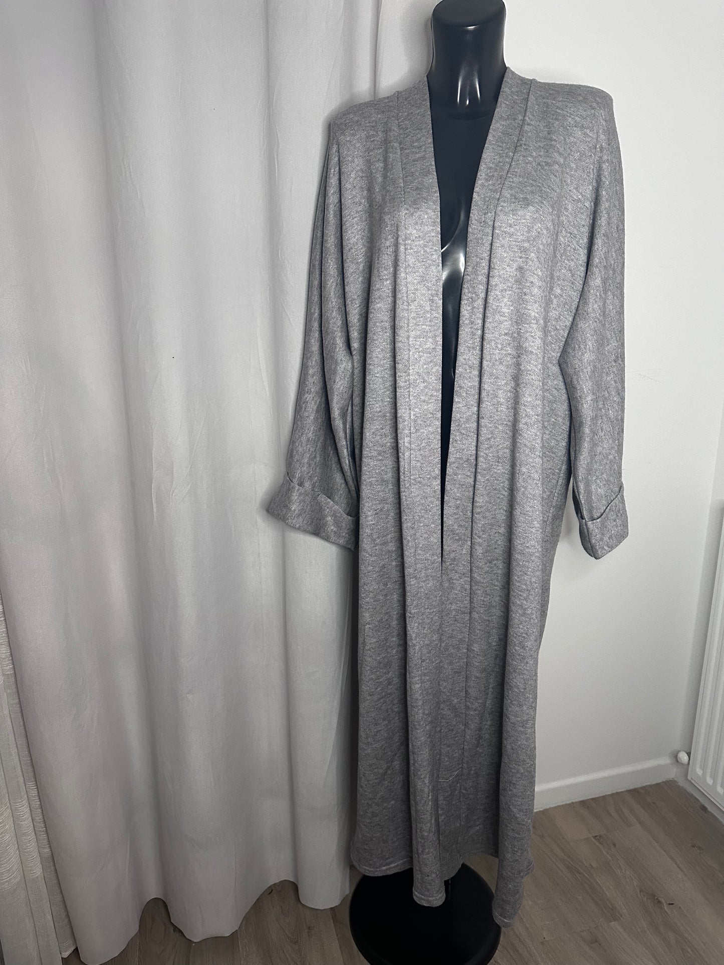 Kimono laine gris