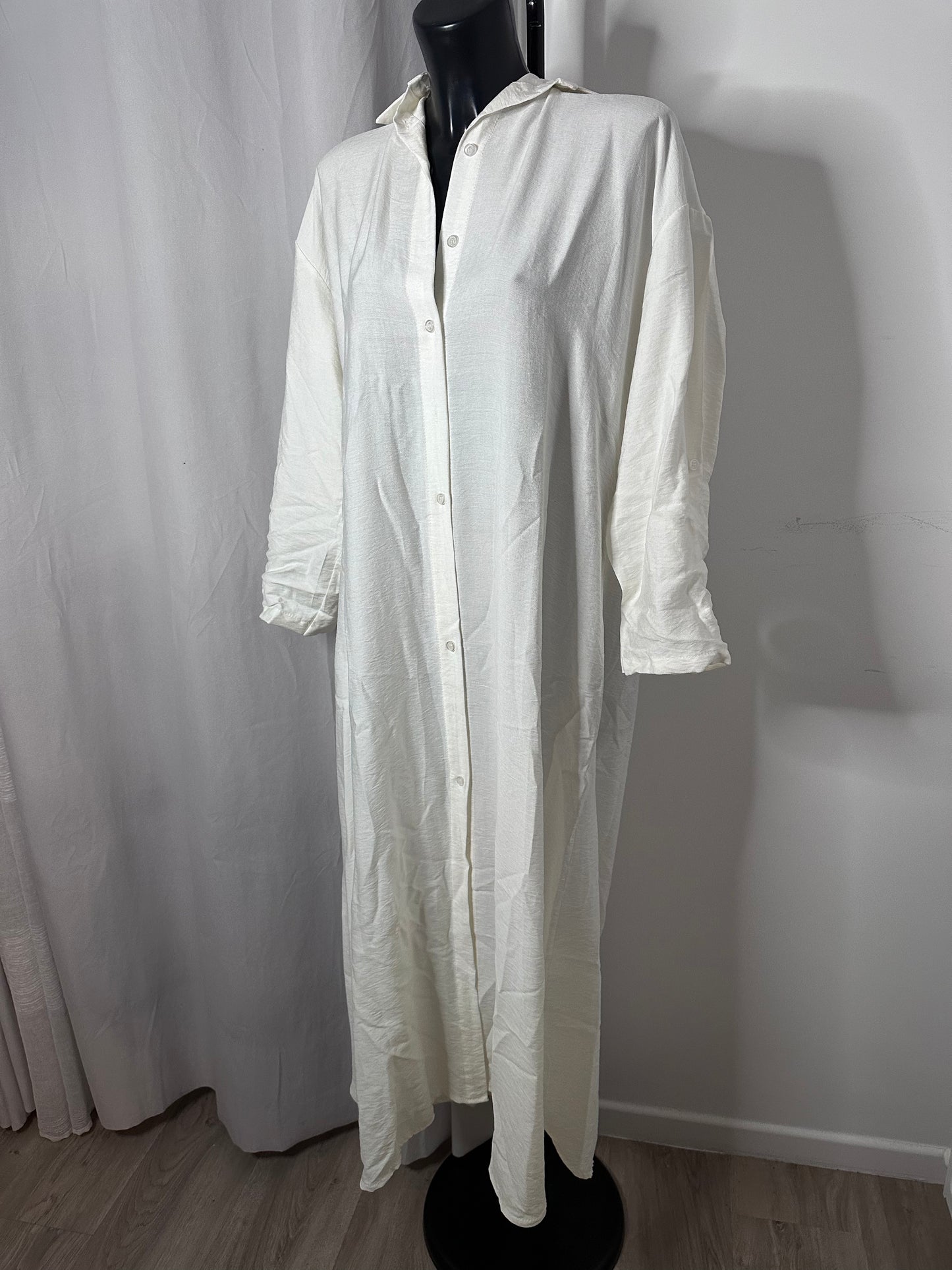 Robe chemise blanche