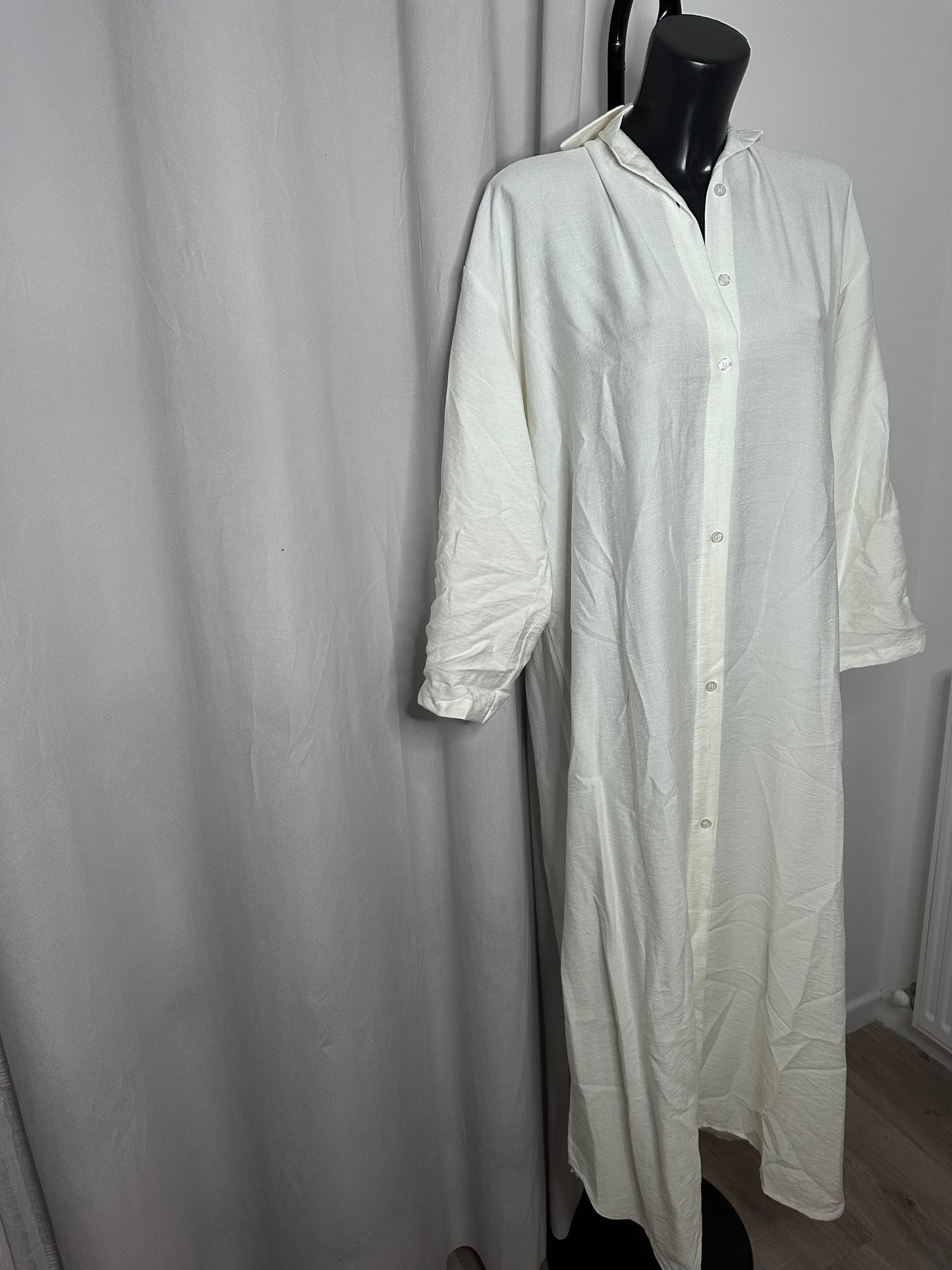 Robe chemise blanche