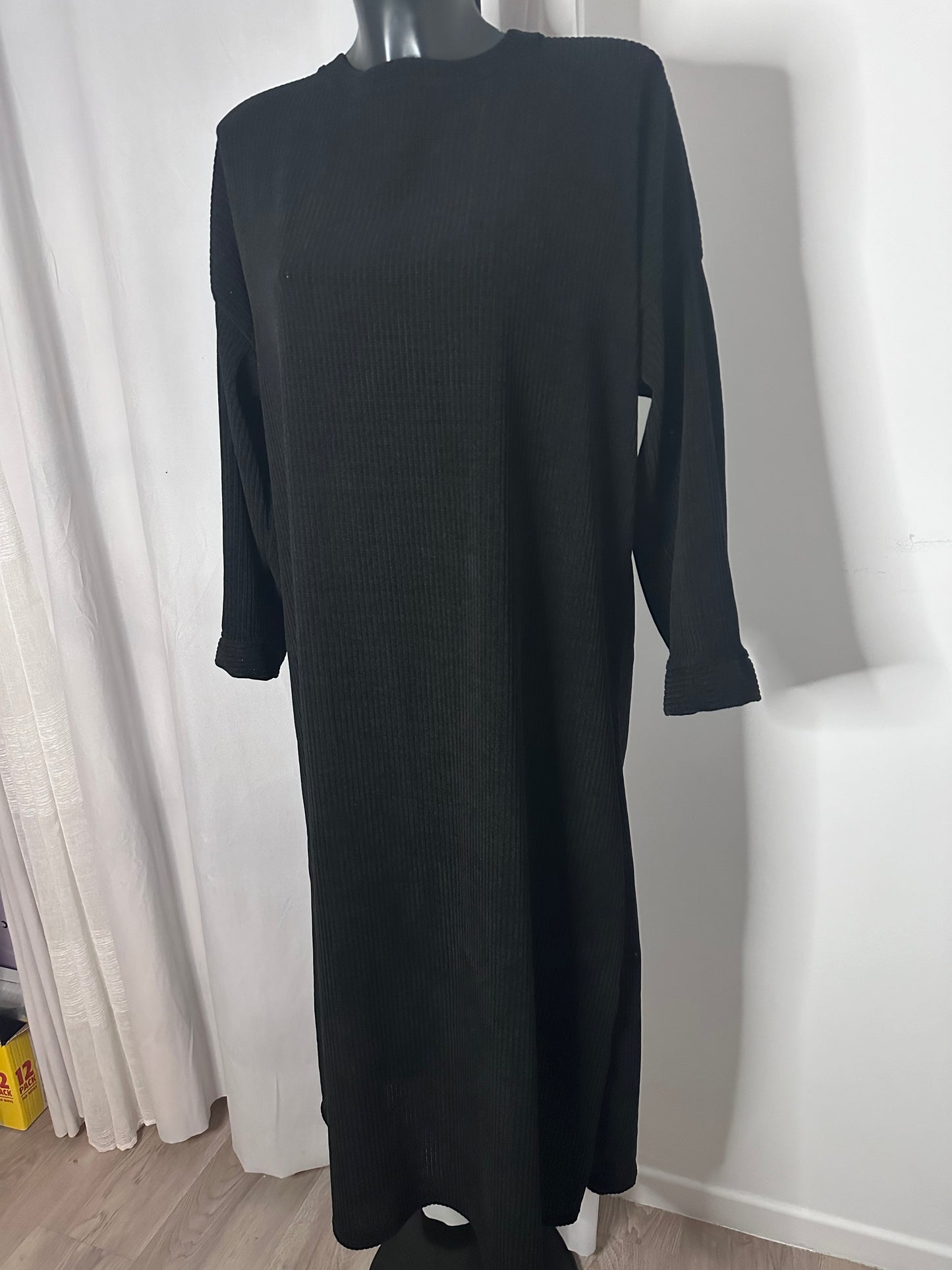 Abaya velour noir