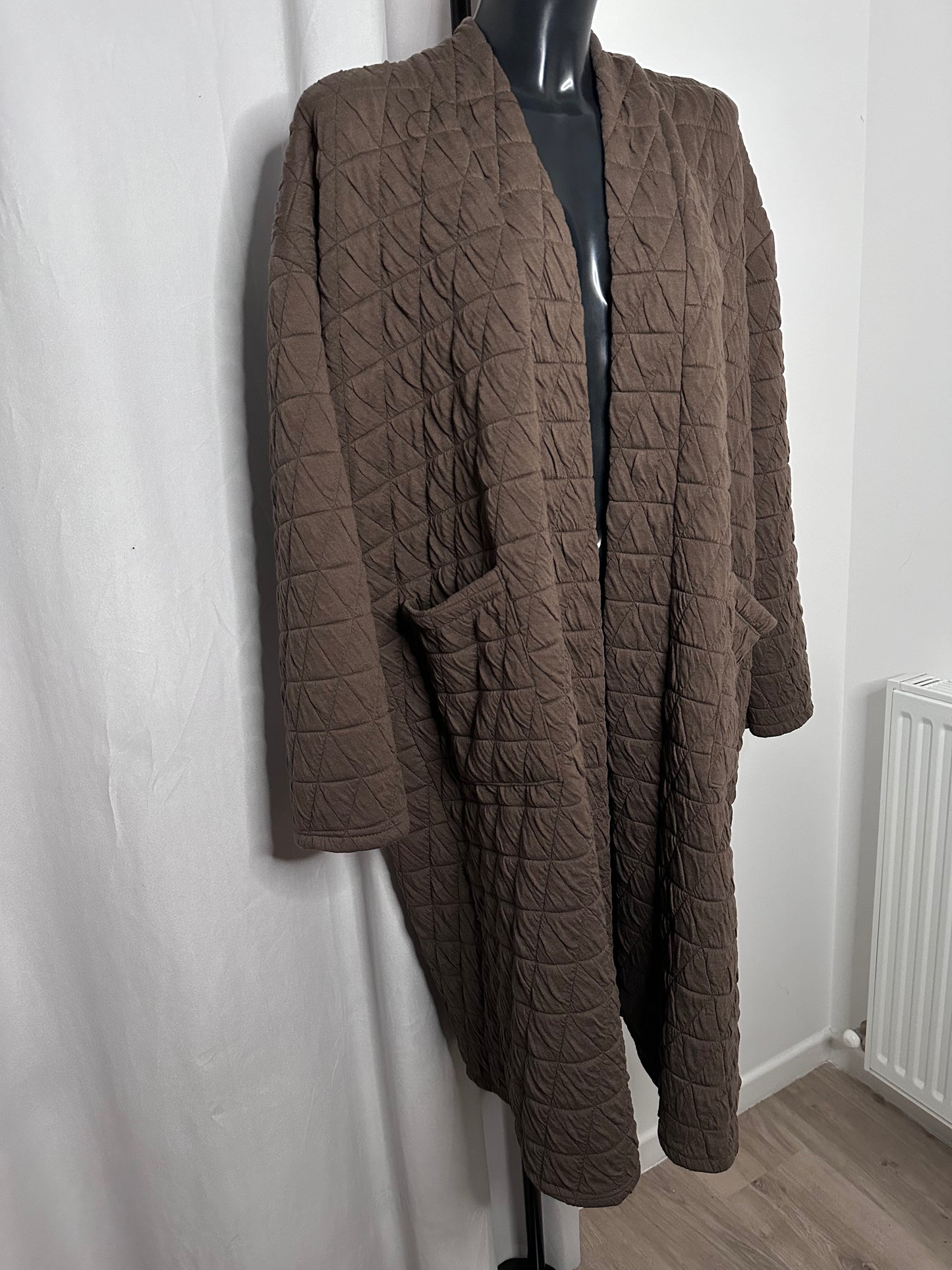 Manteau matelassé marron