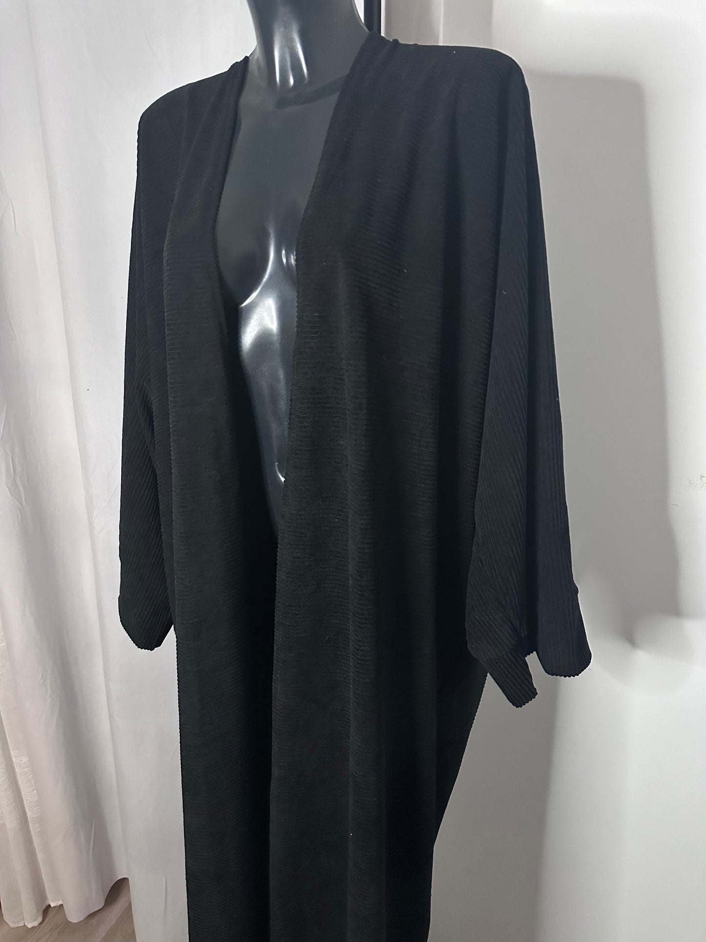 Kimono velour noir