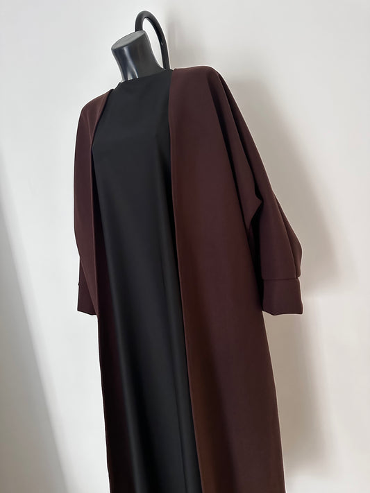 Kimono manteau marron