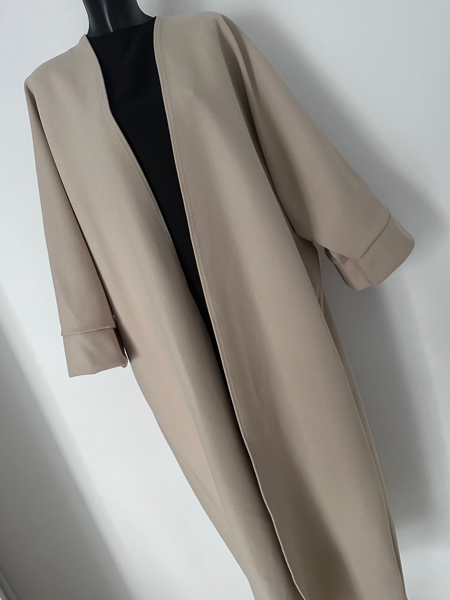 Kimono manteau beige