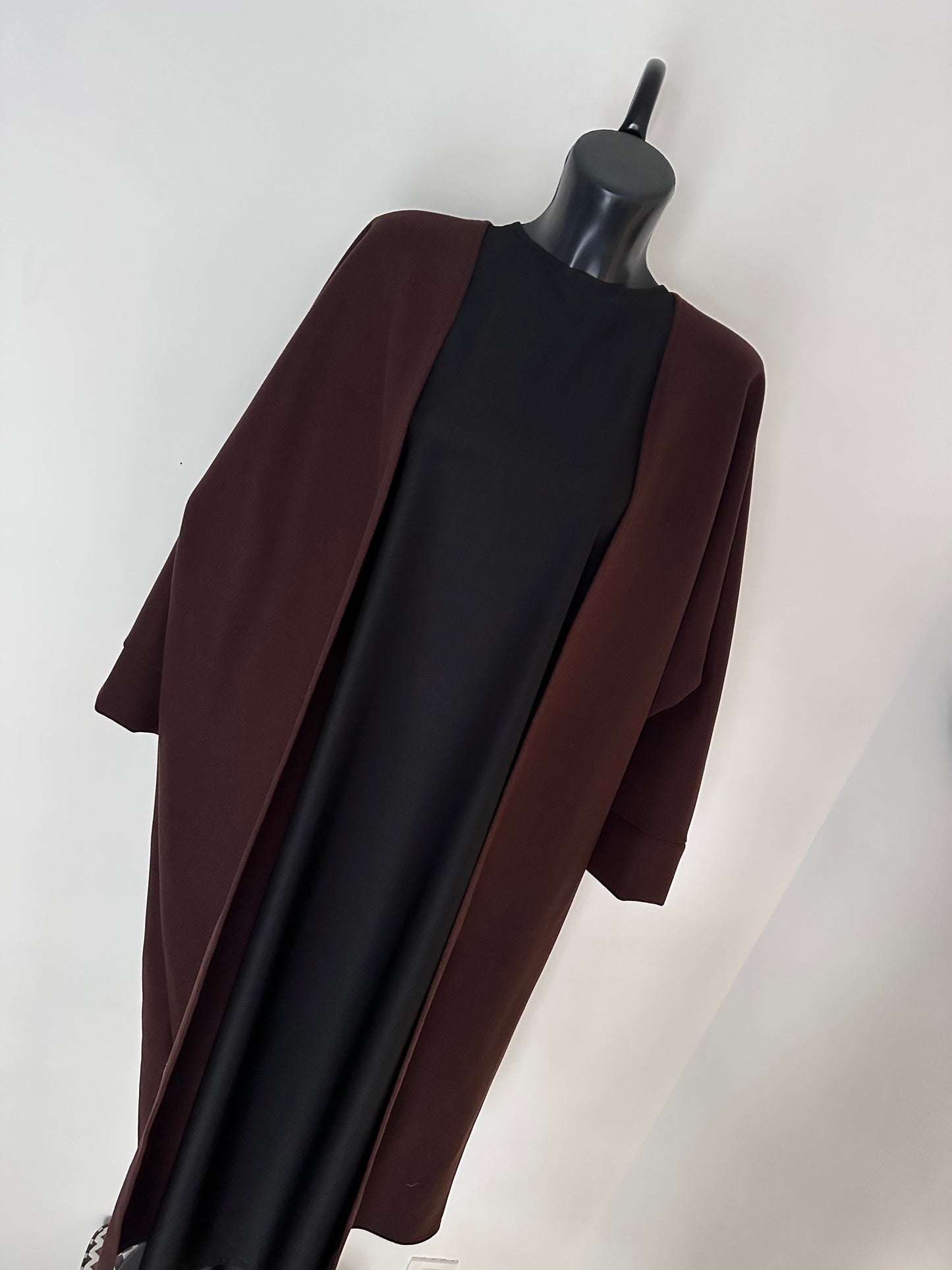 Kimono manteau marron