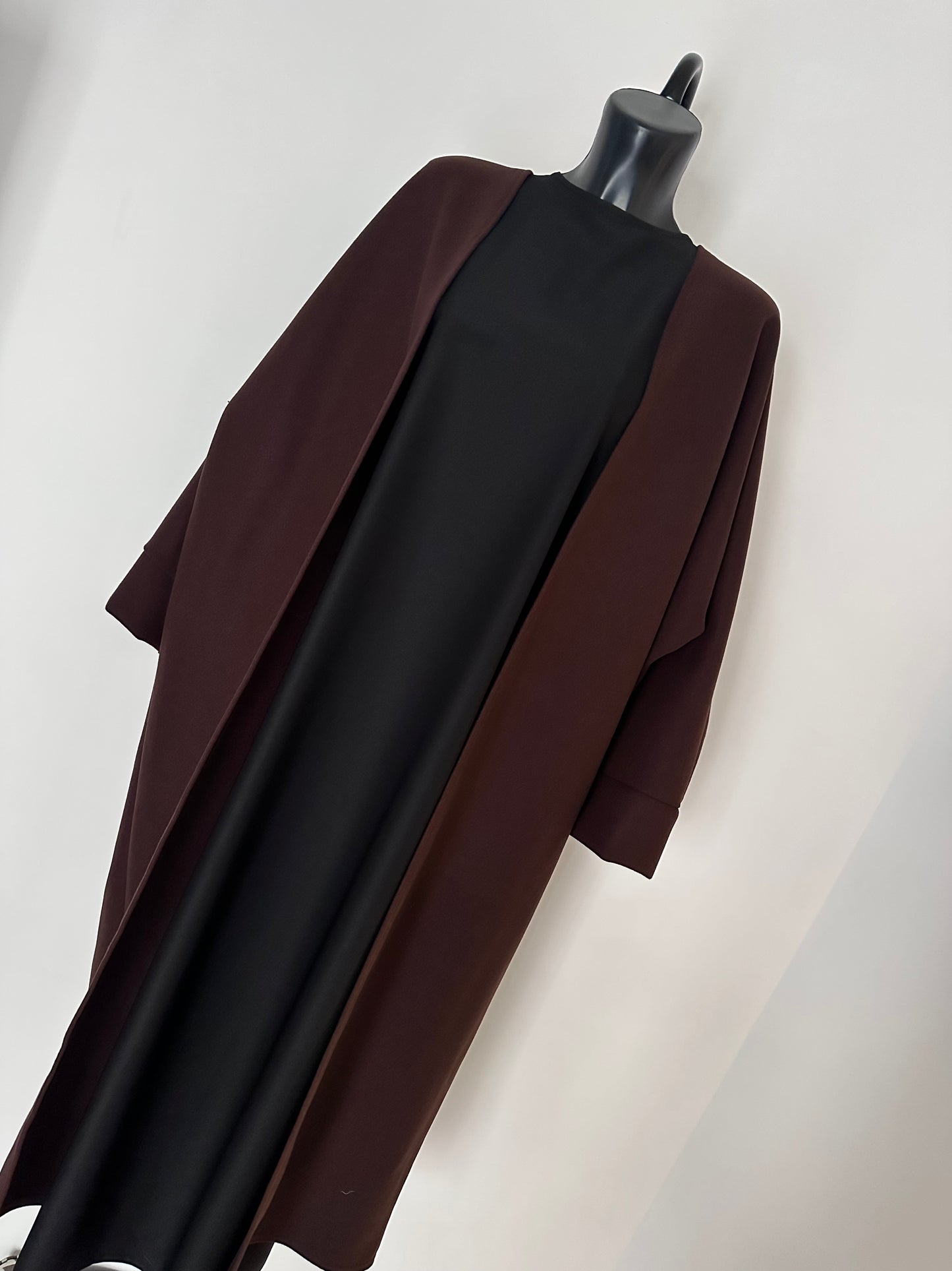 Kimono manteau marron